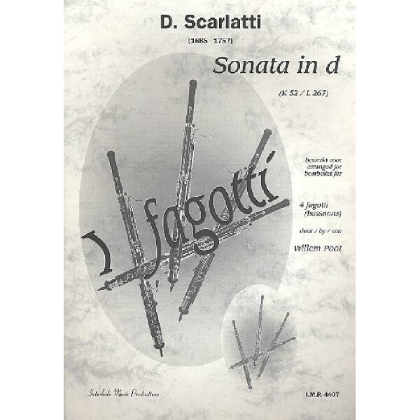 Sonate d-Moll K52 für 4 Fagotte