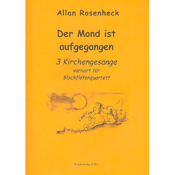 Der Mond ist aufgegangen für 4 Blockflöten