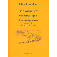 Der Mond ist aufgegangen für 4 Blockflöten