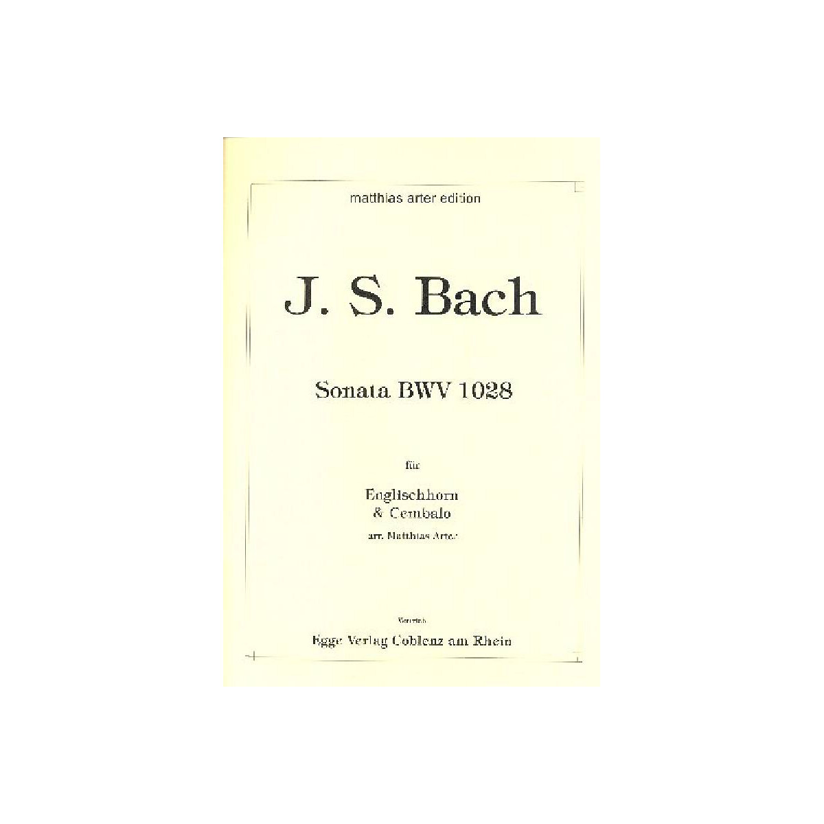 Sonate BWV1028 box