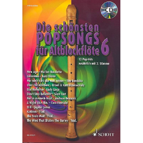 Die schönsten Popsongs Band 6 (+CD)