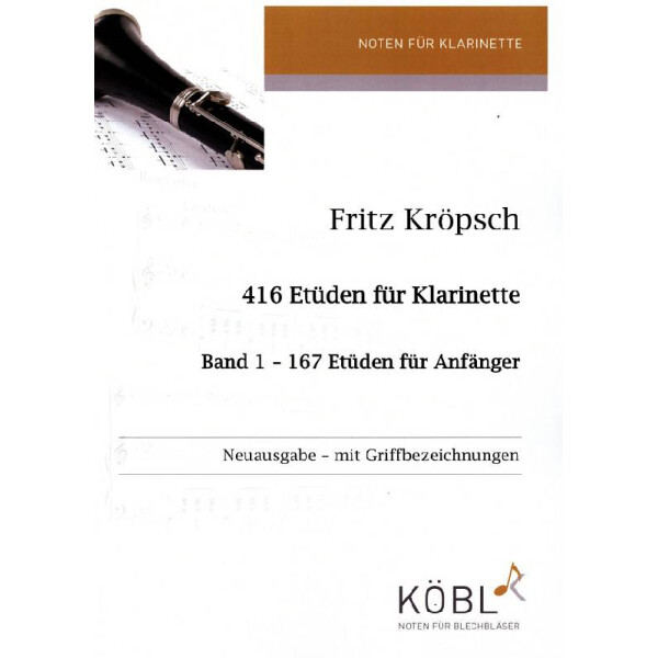 167 Etüden für Anfänger für Klarinette