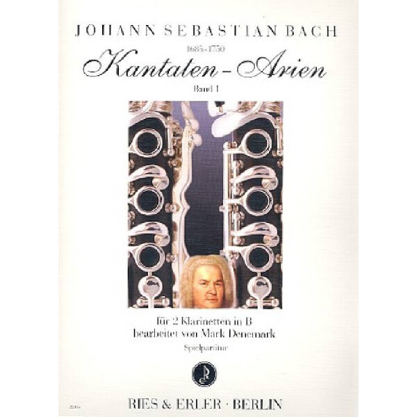 Kantaten-Arien Band 1 für 2 Klarinetten