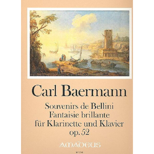 Souvenirs de Bellini op.52 für Klarinette