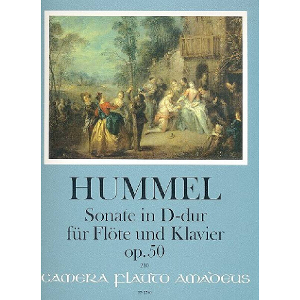 Sonate D-Dur op.50 für Flöte und Klavier