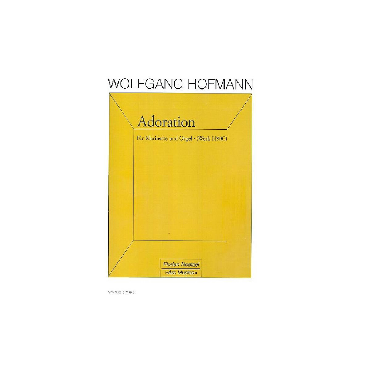 Adoration H90C für Klarinette in A und Orgel