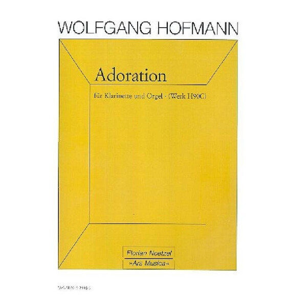 Adoration H90C für Klarinette in A und Orgel