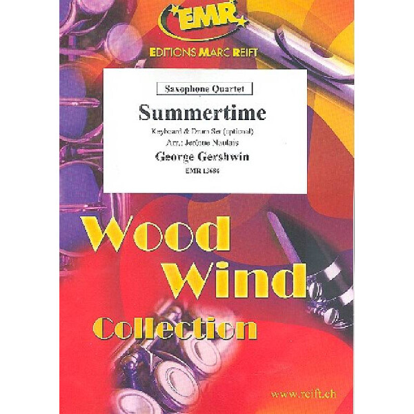 Summertime für 4 Saxophone