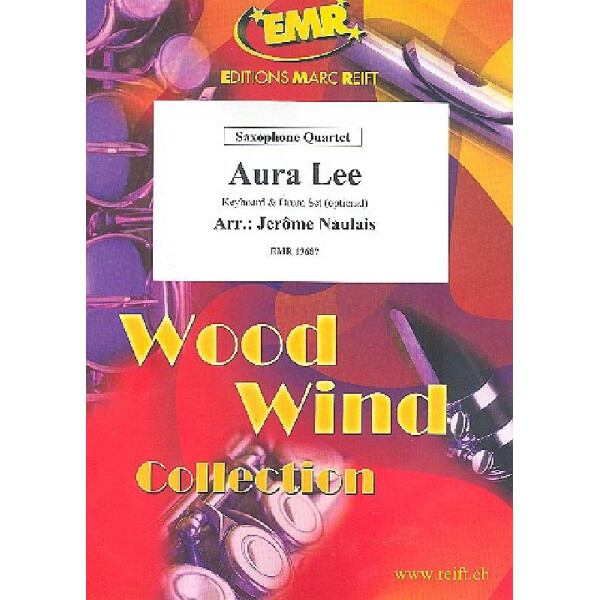 Aura Lee für 4 Saxophone
