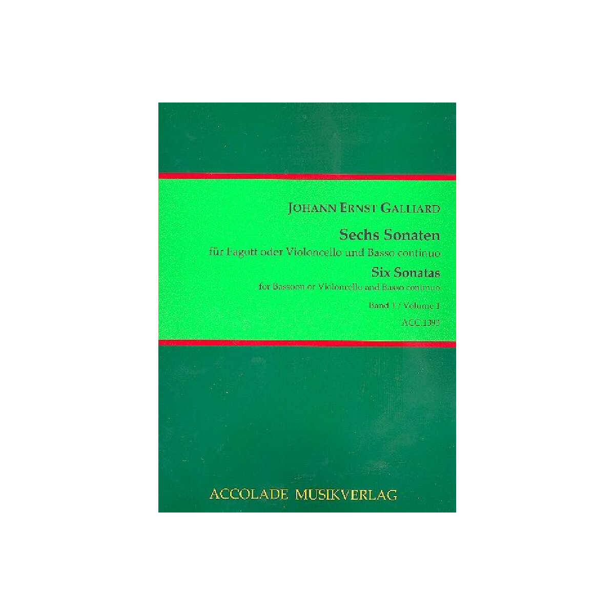 6 Sonaten Band 1 (Nr.1-3) für Fagot box
