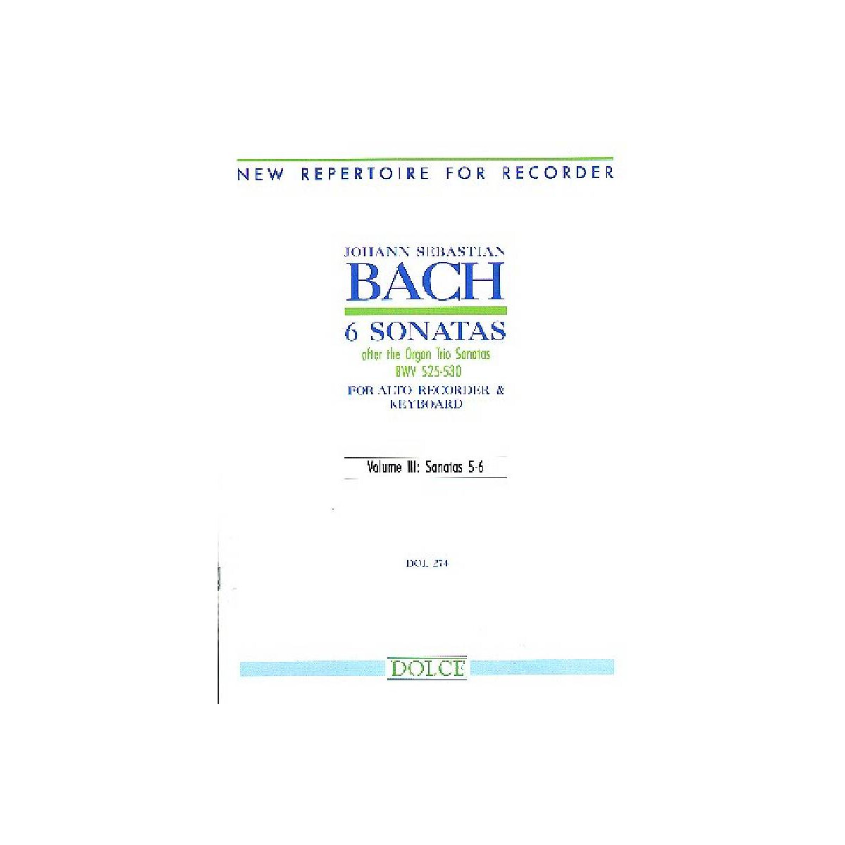 6 Sonatas after the Organ Trio Sonatas v box