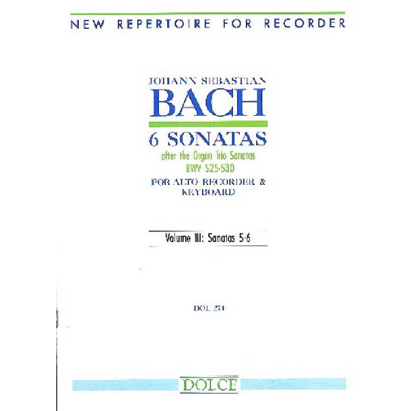 6 Sonatas after the Organ Trio Sonatas vol.3