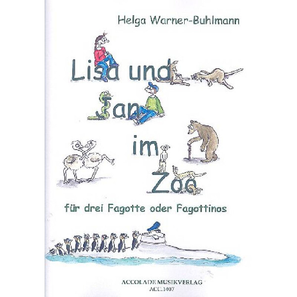 Lisa und Jan im Zoo für 3 Fagotte (Fagottinos)