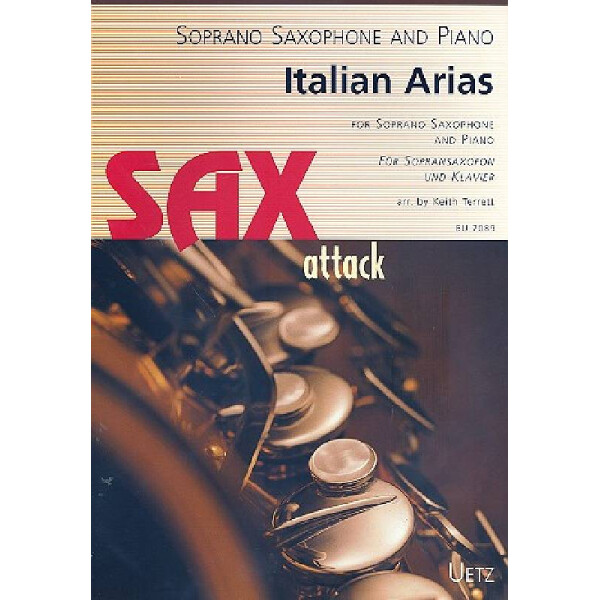 Italian Arias for soprano saxophone and piano