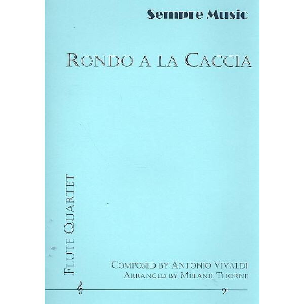 Rondo a la caccia for 4 flutes