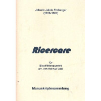 Ricercare für 4 Blockflöten (SATB)