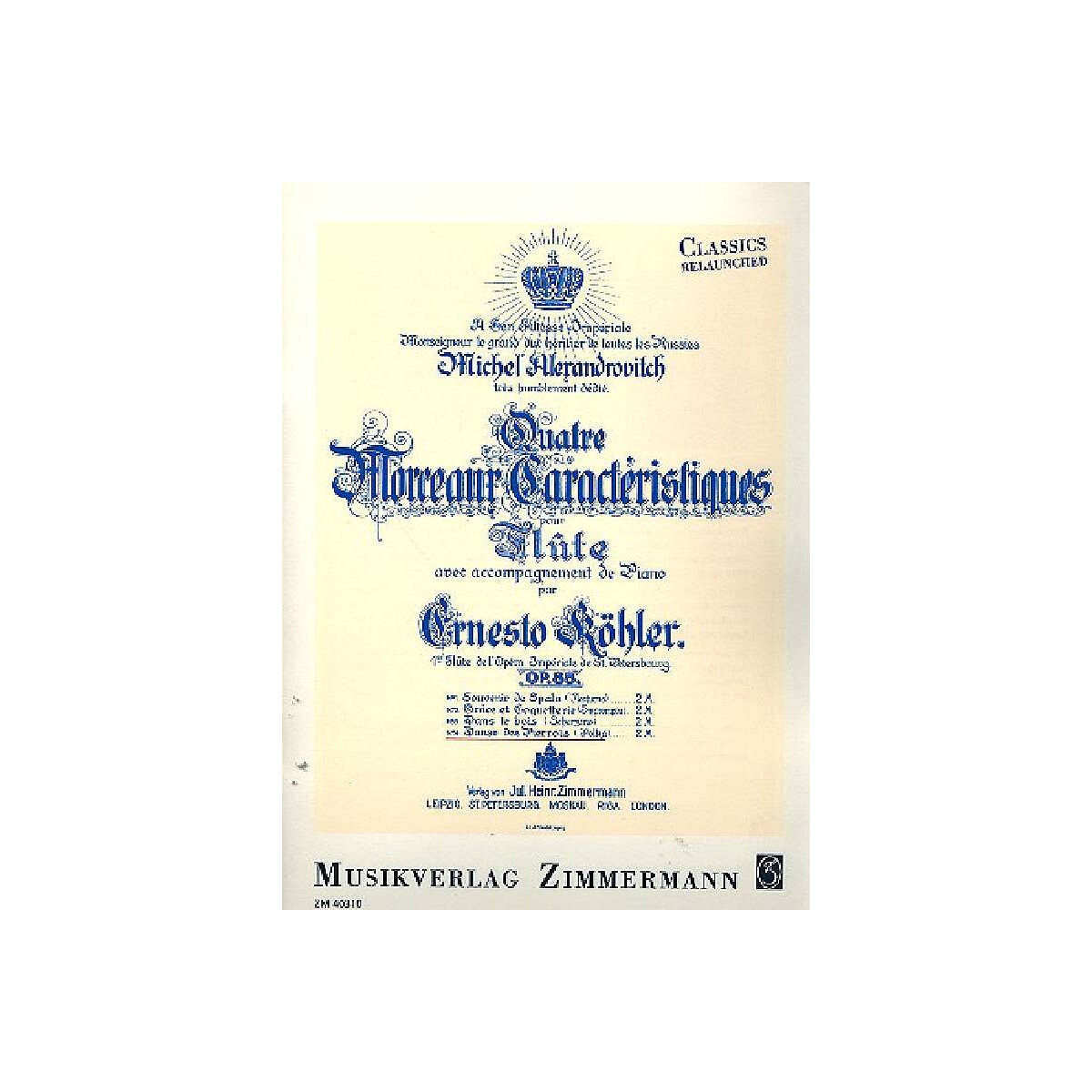 Danse des pierrots op.88,4 für Fl&o box