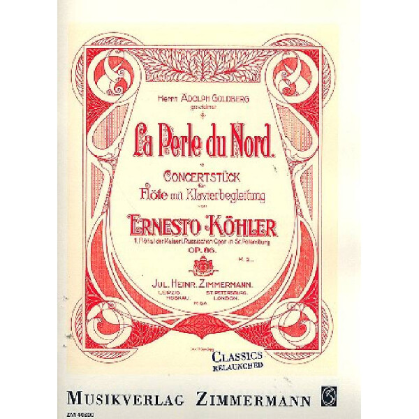La perle du nord op.86 für Flöte