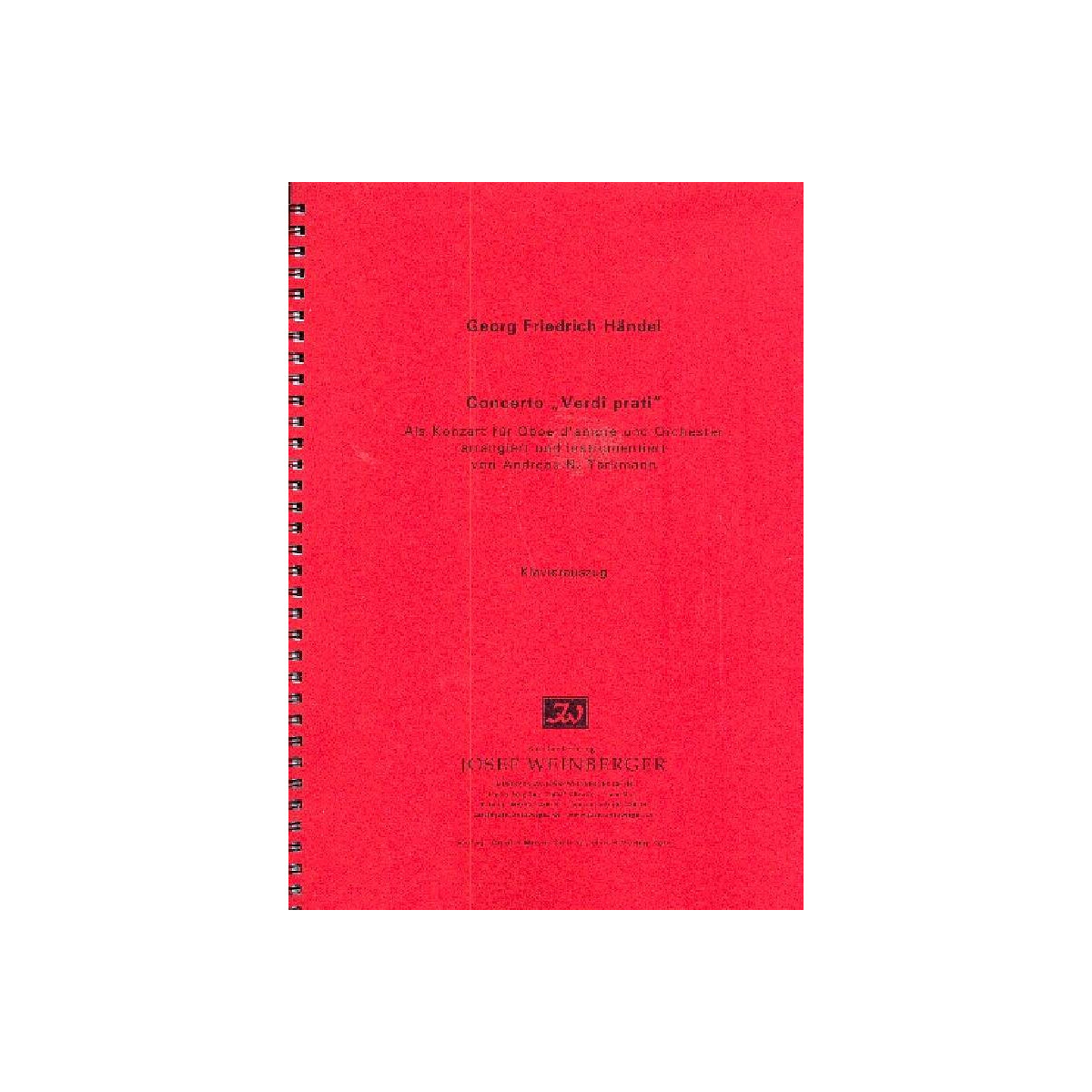 Concerto Verdi prati für Oboe damore und