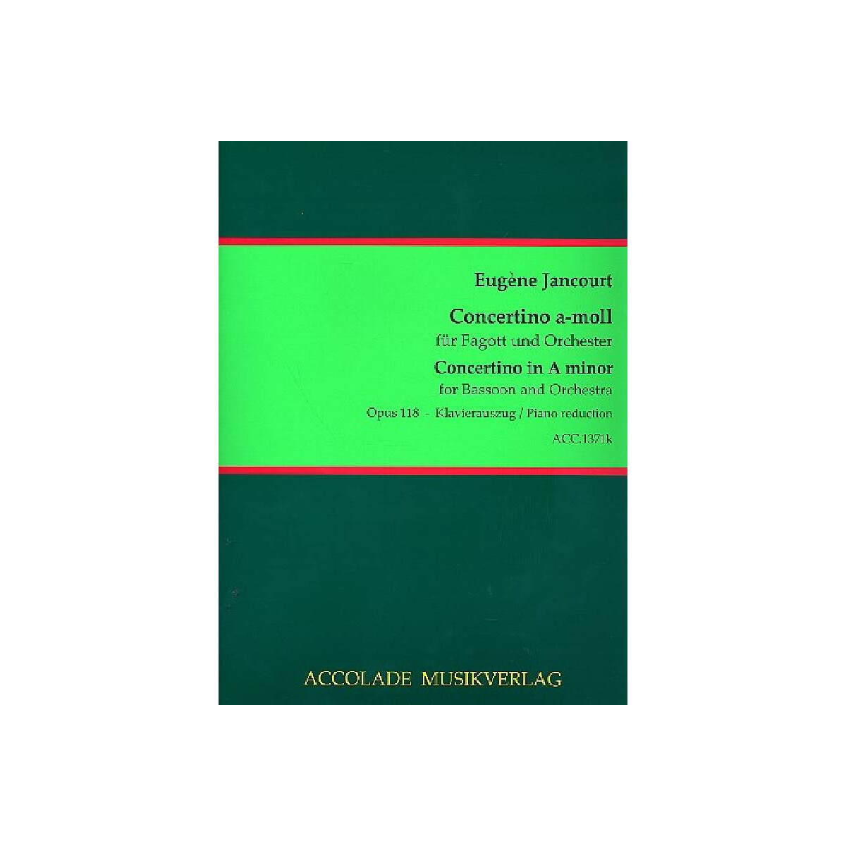 Concertino a-Moll op.118 für Fagott box