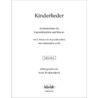 Kinderlieder für Sopranblockflöte