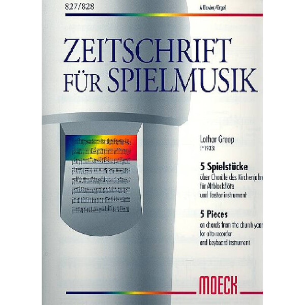 5 Spielstücke für Altblockflöte und