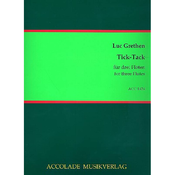 Tick-Tack für 3 Flöten