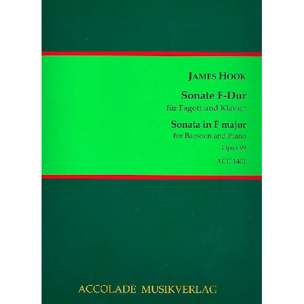 Sonate F-Dur op.99 für Fagott und Klavier
