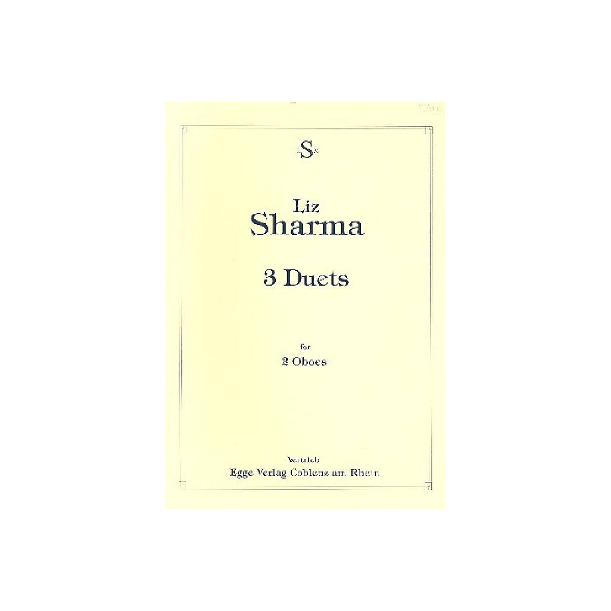 3 Duets for 2 oboes box