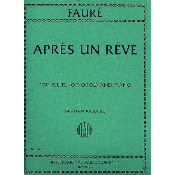 Après un rêve for flute (oboe) and piano