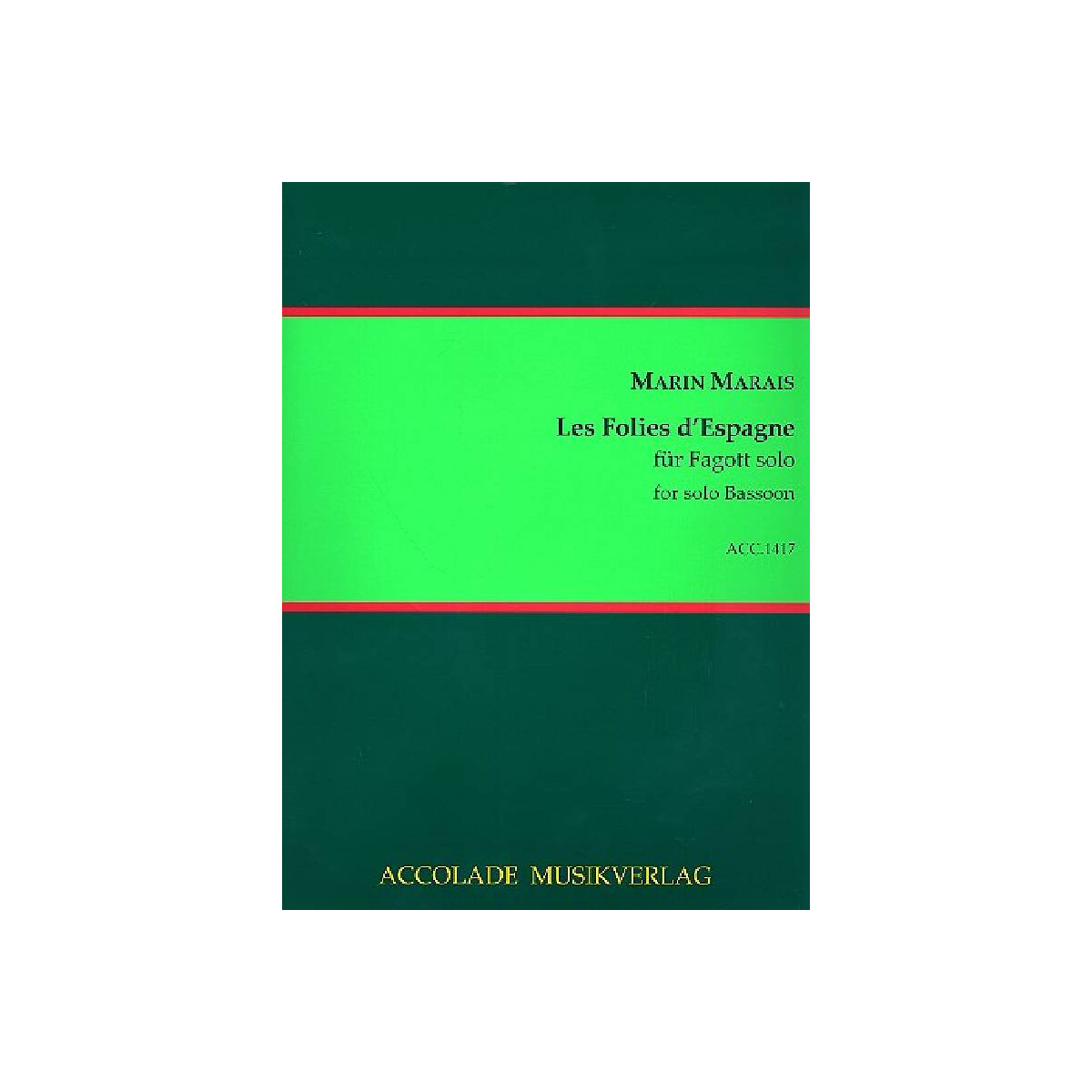 Les folies dEspagne für Fagott box
