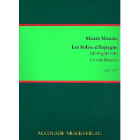 Les folies dEspagne für Fagott