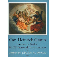 Sonate G-Dur für 2 Flöten und Bc