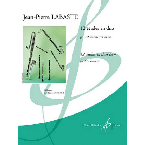 12 études en duo pour 2 clarinettes