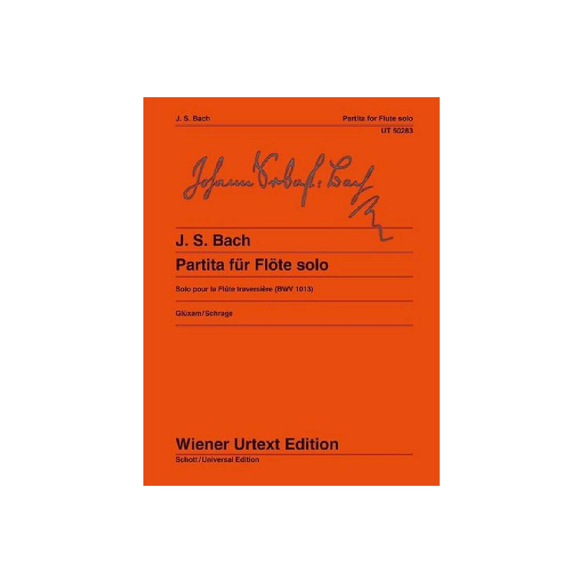 Partita BWV1013 für Flöte solo box