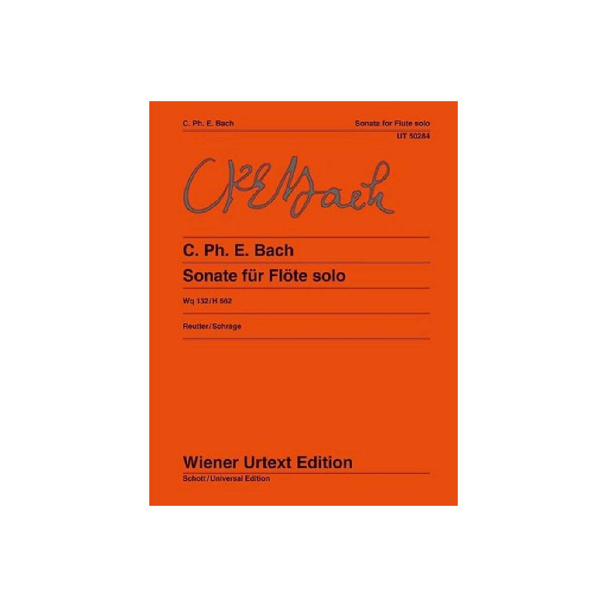 Sonate Wq132 (H562) für Flöte  box