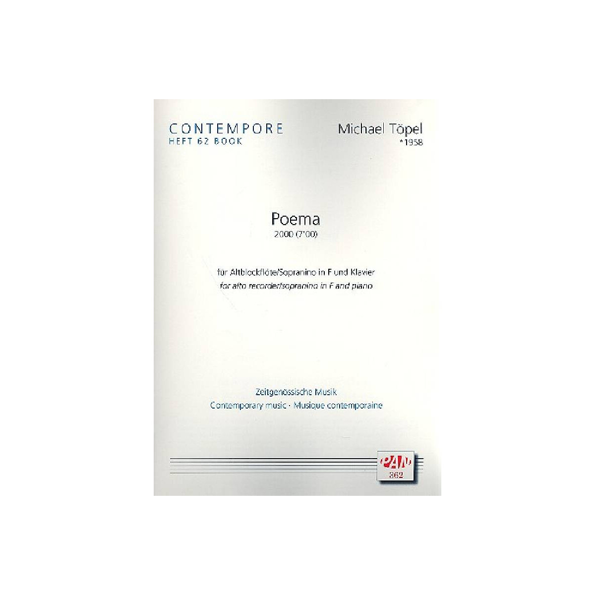 Poema für Altblockflöte (Sopra box