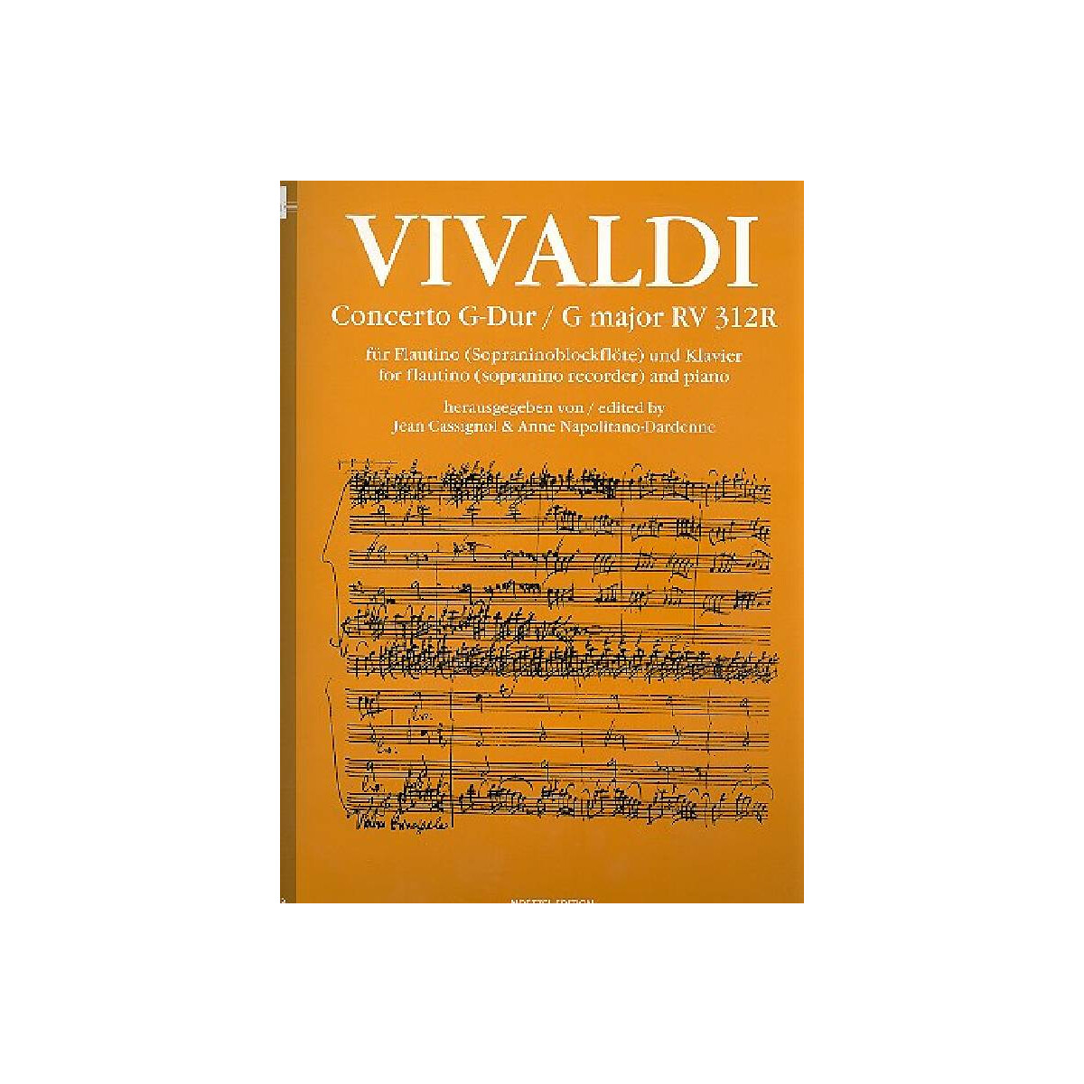 Konzert G-Dur RV312R für Flautino