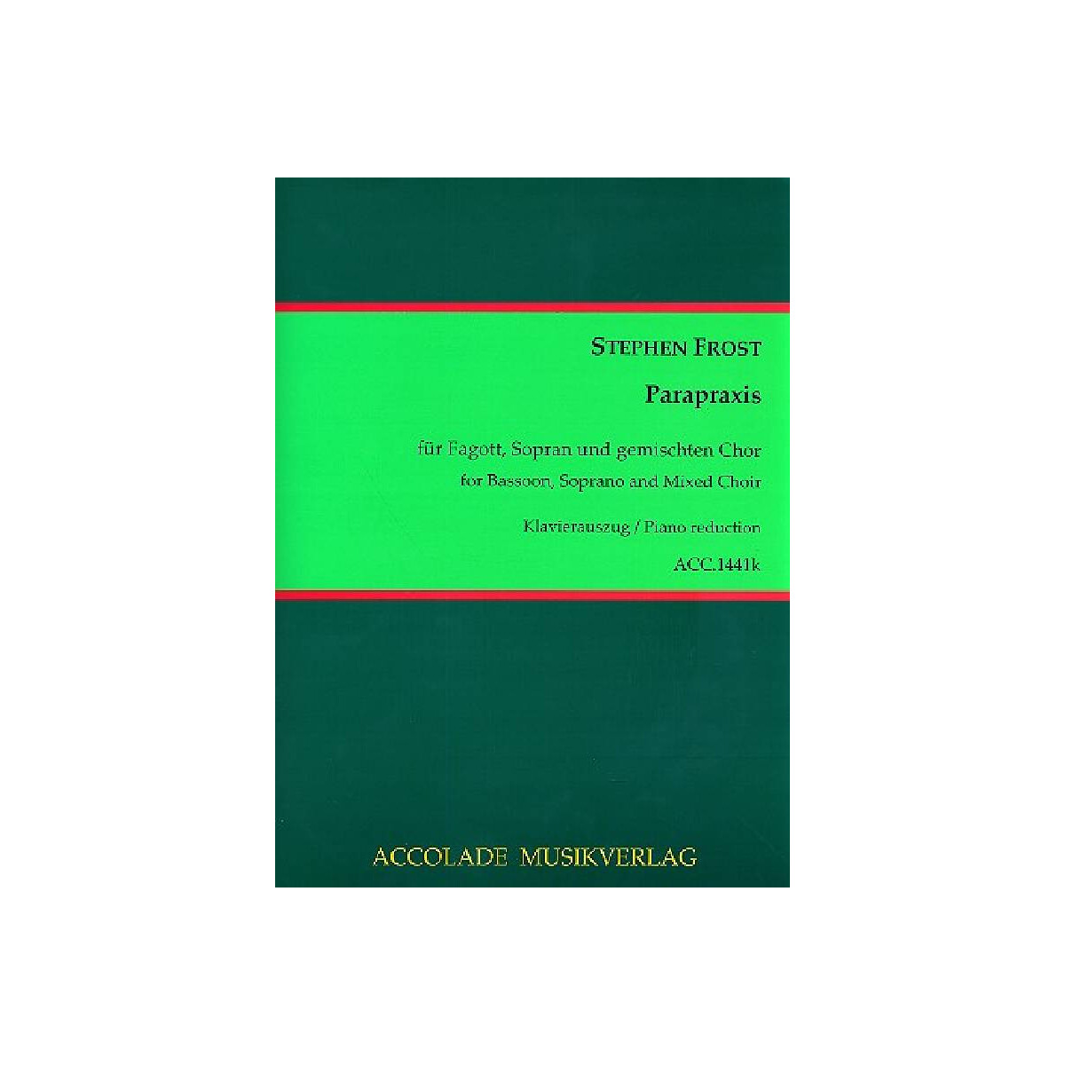 Parapraxis für Fagott, Sopran und g box