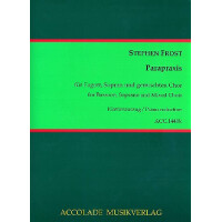 Parapraxis für Fagott, Sopran und gem Chor