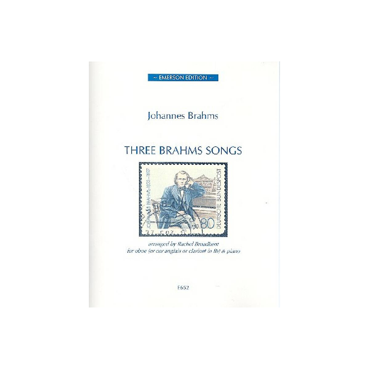 3 Brahms Songs for oboe (cor anglais/cla box