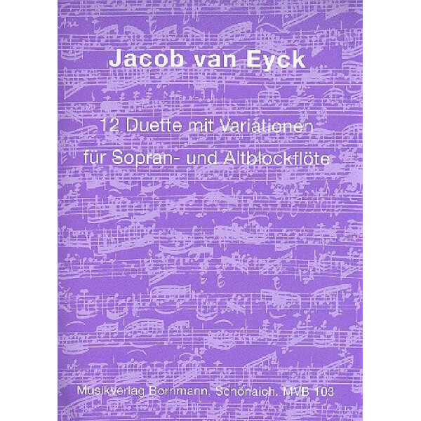 12 Duette mit Variationen für 2 Blockflöten