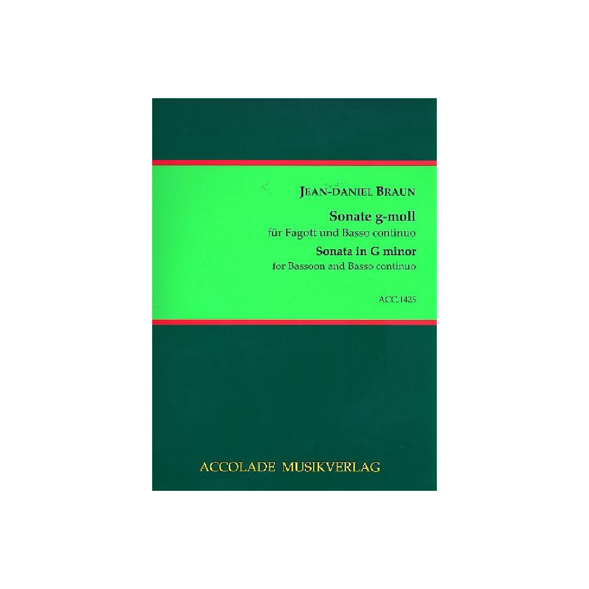 Sonate g-Moll für Fagott und Bc box