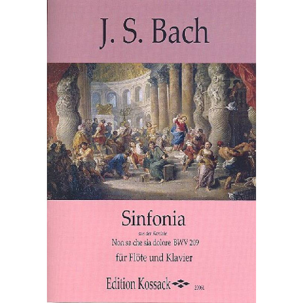 Sinfonia BWV209 für Flöte und Klavier