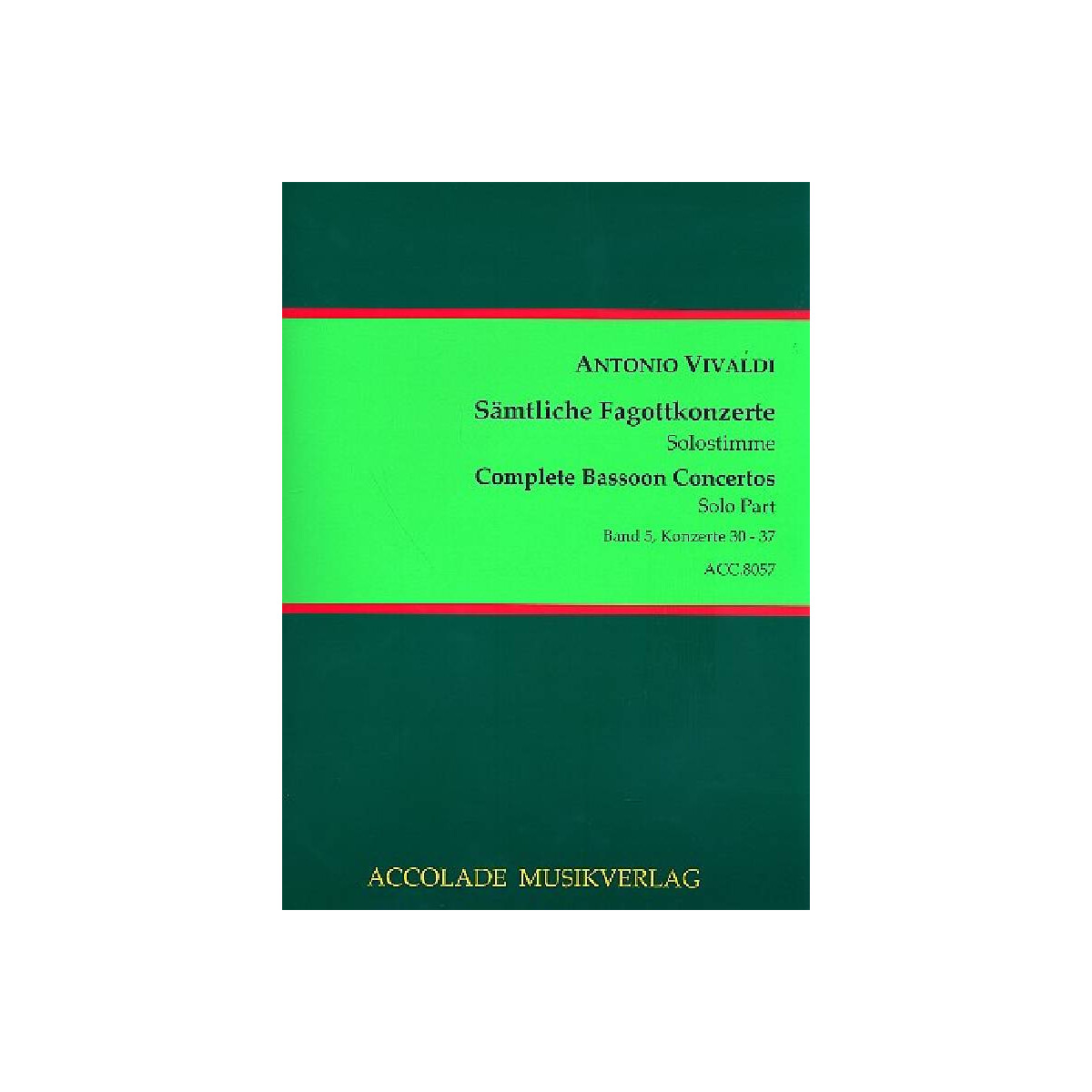 Sämtliche Fagottkonzerte Band 5 box