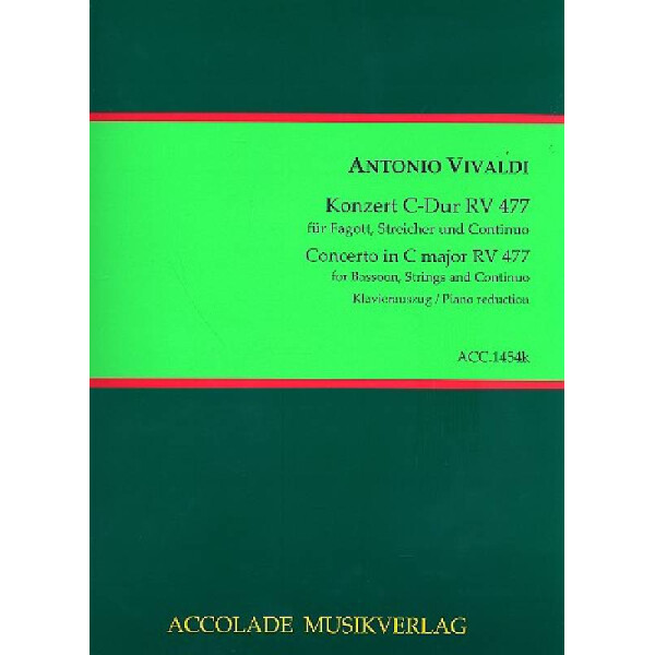 Konzert C-Dur RV477 für Fagott, Streichorchester