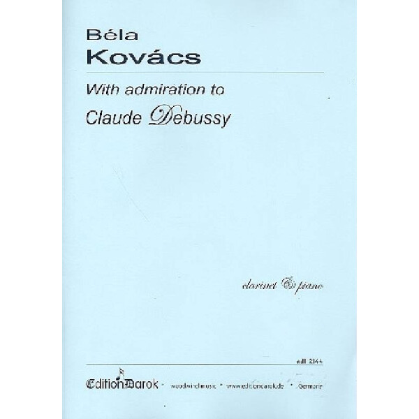 With Admiration to Claude Debussy