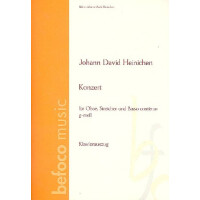 Konzert g-Moll für Oboe, Streicher und Bc