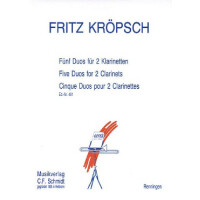 5 Duos für 2 Klarinetten