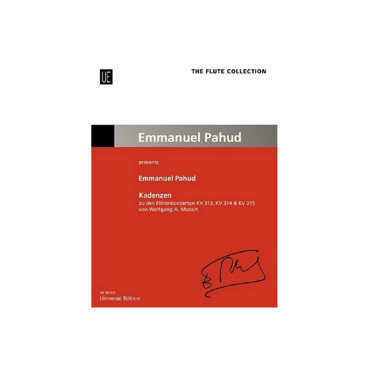 Kadenzen zu den Flötenkonzerten KV3 box